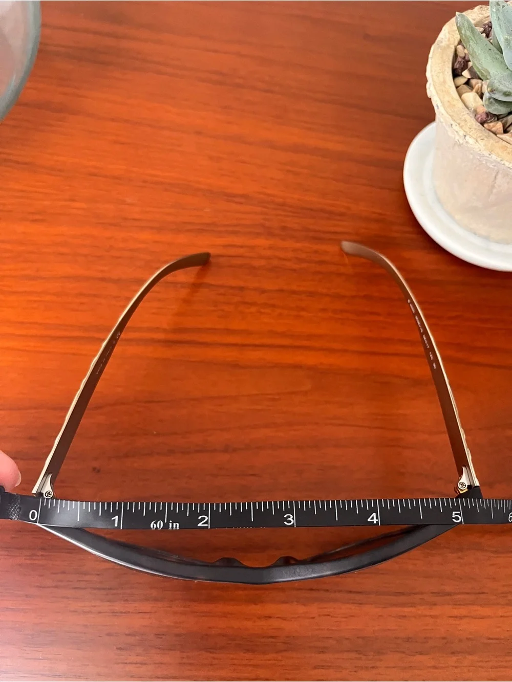 Burberry B4220 Cat Eye Sunglasses with Gold Plaid Temples